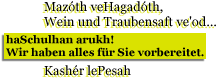 Alles für Pesah!